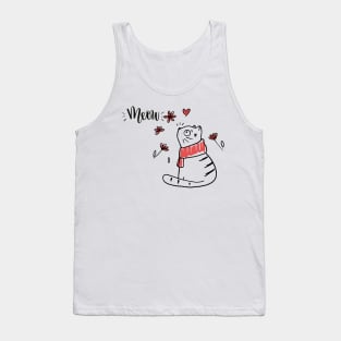 Meow Cat Tank Top